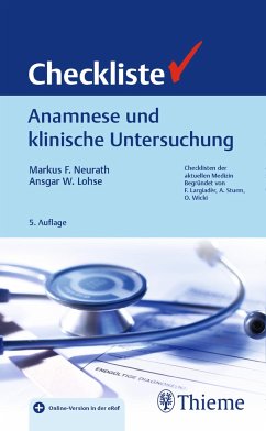 Checkliste Anamnese und klinische Untersuchung von Thieme, Stuttgart