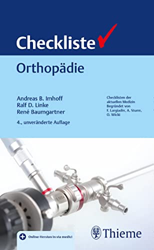 Checkliste Orthopädie von Thieme, Stuttgart