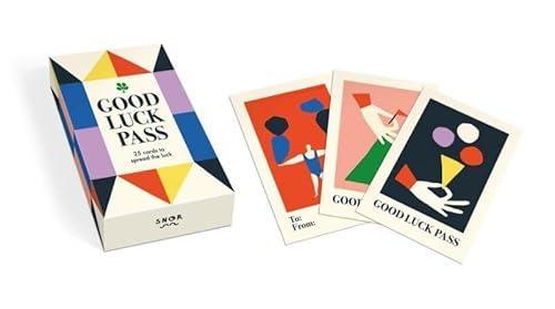 Cheerful Good Luck Pass: doosje met 25 gelukspasjes om uit te delen (Cheerful Stationery) von Snor, Uitgeverij