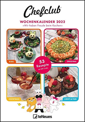 Chefclub 2022 Wochenkalender - Rezeptkalender - Küchenkalender - 23,7x34 Chefclub 2022 Wochenkalender - Rezeptkalender - Küchenkalender - 23,7x34 von teNeues