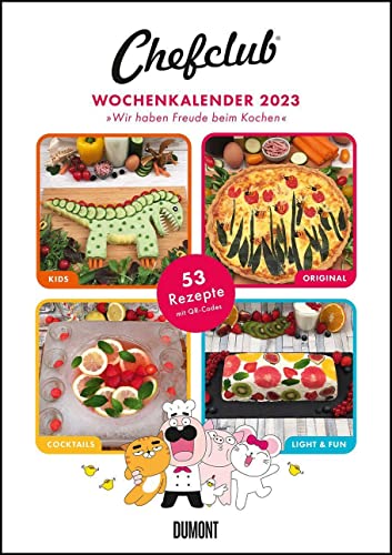 Chefclub 2023 Wochenkalender - Rezeptkalender - Küchenkalender - 21x29,7 von Dumont Kalenderverlag