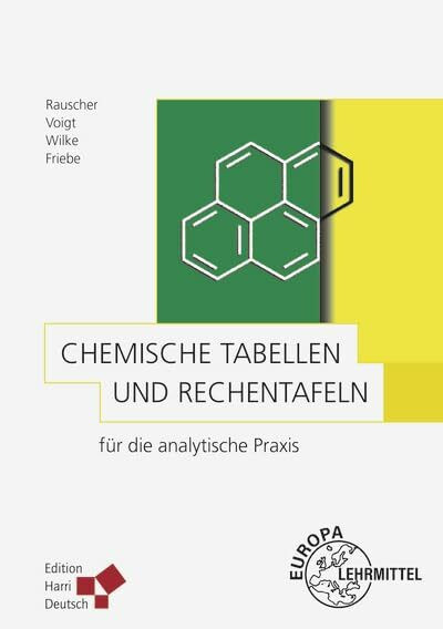 Chemische Tabellen und Rechentafeln für die analytische Praxis Chemische Tabellen und Rechentafeln für die analytische Praxis