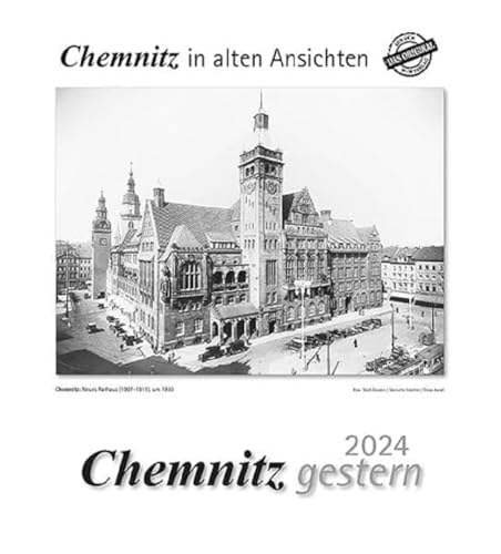 Chemnitz gestern 2024: Chemnitz in alten Ansichten von m + m Verlag