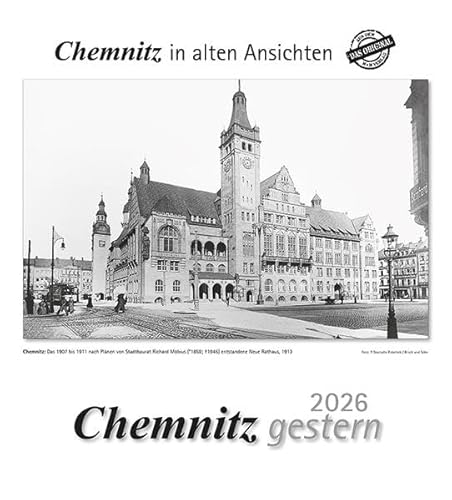 Chemnitz gestern 2026: Chemnitz in alten Ansichten Chemnitz gestern 2026: Chemnitz in alten Ansichten von m + m Verlag