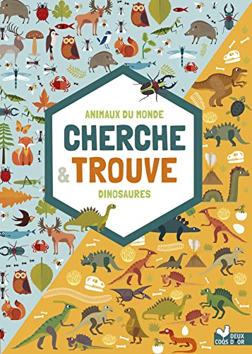 Cherche et trouve - dinosaures et animaux du monde