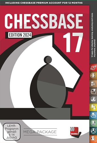 ChessBase 17 - Mega-Paket - Edition 2024: Die professionelle Schachdatenbank für den Turnierspieler ChessBase 17 - Mega-Paket - Edition 2024: Die professionelle Schachdatenbank für den Turnierspieler