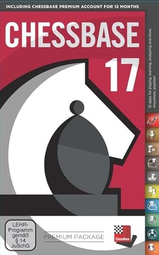 ChessBase 17 Premium-Paket: Die professionelle Schachdatenbank für den Turnierspieler ChessBase 17 Premium-Paket: Die professionelle Schachdatenbank für den Turnierspieler