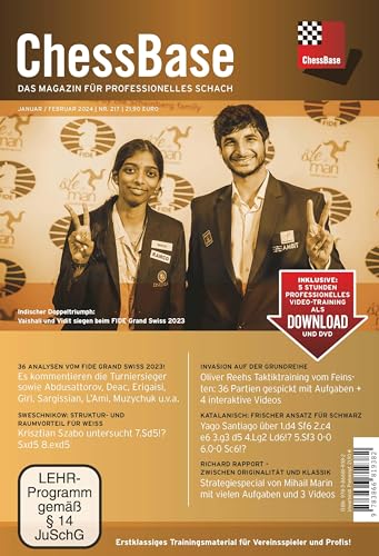 ChessBase Magazin #217 (Januar/Februar 2024): Das Magazin für professionelles Schach (ChessBase Magazin: Das Magazin für professionelles Schach (Heft + DVD-ROM + Download))