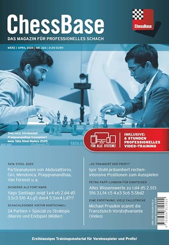 ChessBase Magazin #224: Das Magazin für professionelles Schach ChessBase Magazin #224: Das Magazin für professionelles Schach von Chess-Base