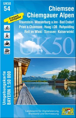 UK50-54 Chiemsee, Chiemgauer Alpen von Landesamt für Digitalisierung, Vermessung Bayern