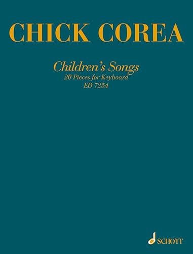 Children's Songs: 20 Stücke. Klavier, Keyboard oder elektronisches Tasteninstrument. von Schott Music