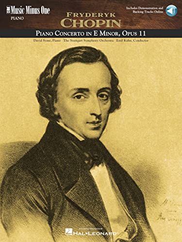 Chopin - Concerto in E Minor, Op. 11: Book/3-CD Pack: Music Minus One Piano