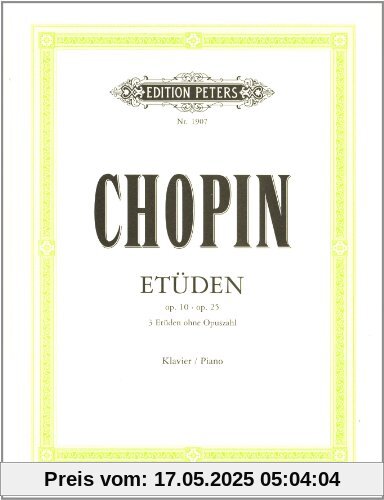 Chopin: Etüden Op. 10 & 25. Klavier