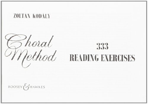 Choral Method: 333 Reading Exercises. Vol. 2. Kinderchor. (The Kodály Method)