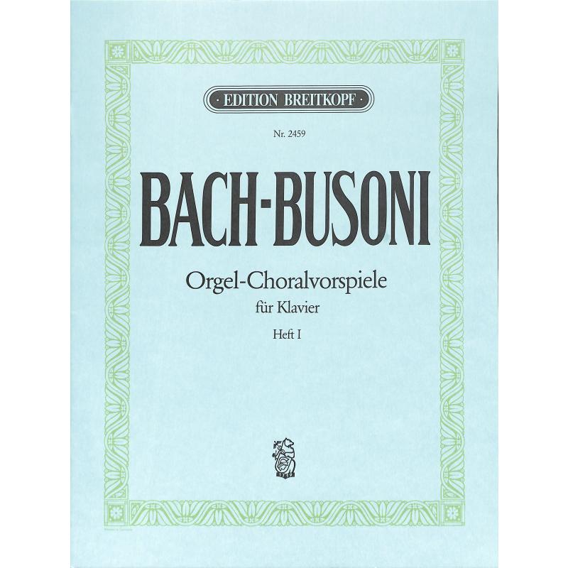 Choralvorspiele 1 Choralvorspiele 1