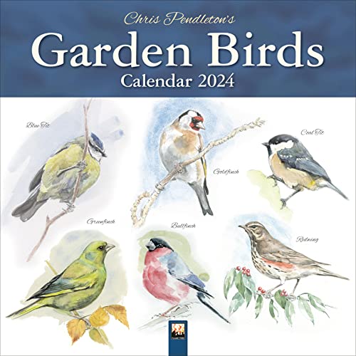 Chris Pendleton Garden Birds 2024 Calendar von Flame Tree Publishing