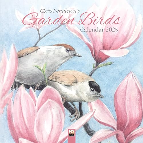 Chris Pendleton Garden Birds Wall Calendar 2025 (Art Calendar) von Flame Tree Publishing