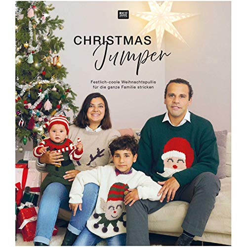 Christmas Jumper: Festlich-coole Weihnachtspullis für die ganze Familie stricken