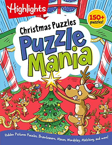 Christmas Puzzles: 100+ Puzzles! Hidden Pictures Puzzles, Brainteasers, Mazes, Wordplay, Matching, and More! (Highlights Puzzlemania Activity Books) von Highlights Press