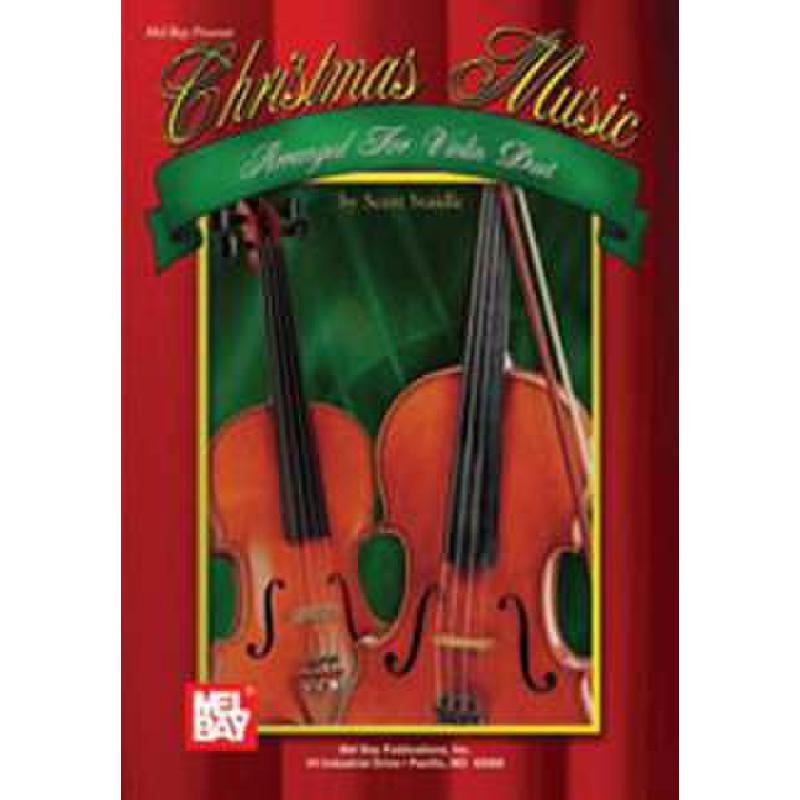 Christmas music arranged for violin duet