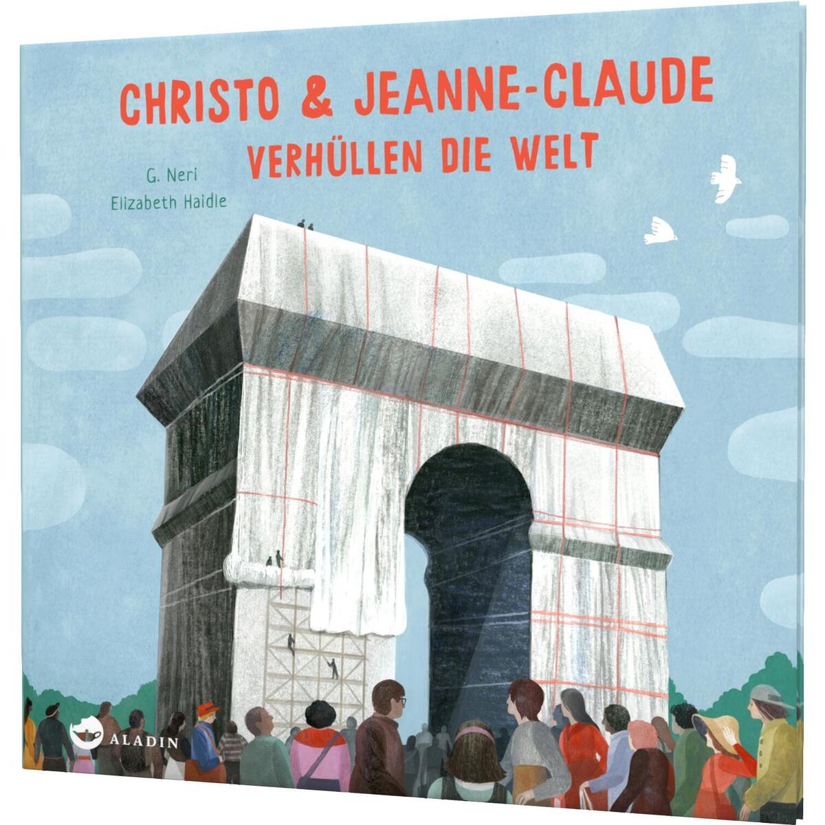 Christo & Jeanne-Claude verhüllen die Welt von Aladin Verlag