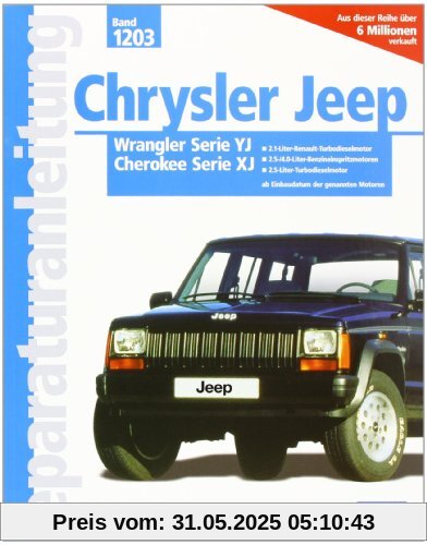 Chrysler Jeep Wrangler Serie YJ / Cherokee Serie XJ: 2,1-l-Renault-Turbodieselmotor. 2,5 l und 4,0 l Benzineinspritzmotoren. 2,5 l Turbodieselmotor. ... der genannten Motoren (Reparaturanleitungen)