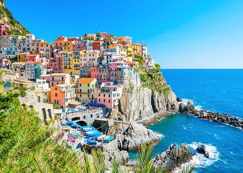 Cinque Terre Jigsaw Puzzle: 1000 Pieces