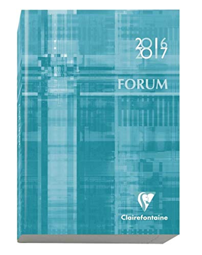 Clairefontaine Metric Forum Schülerkalender 2020/2021, farblich sortiert (schwarz, lila, blau, türkis, Rosa): verschiedene Farben von Quo Vadis