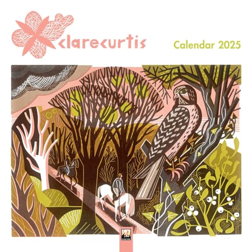 Clare Curtis Wall Calendar 2025 (Art Calendar) von Flame Tree Publishing