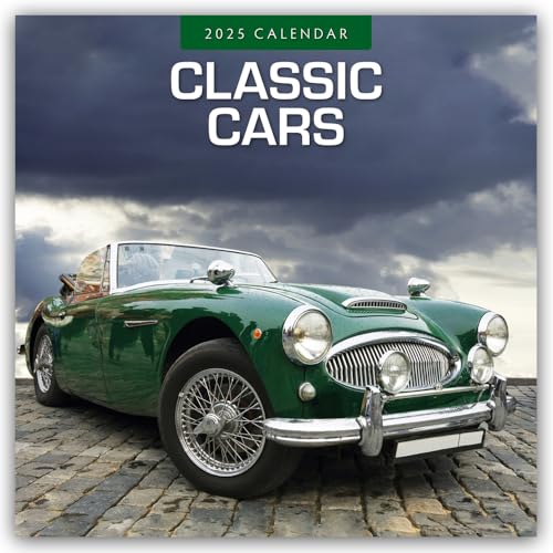 Classic Cars – Klassische Autos 2025 – 16-Monatskalender: Original Red Robin Publishing Ltd-Kalender [Mehrsprachig] [Kalender] (Wall-Kalender)