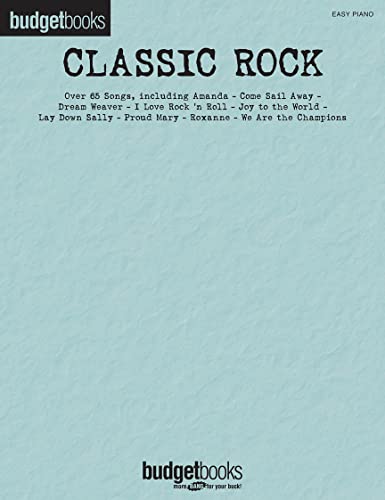 Classic Rock (Budget Books): Easy Piano von Hal Leonard