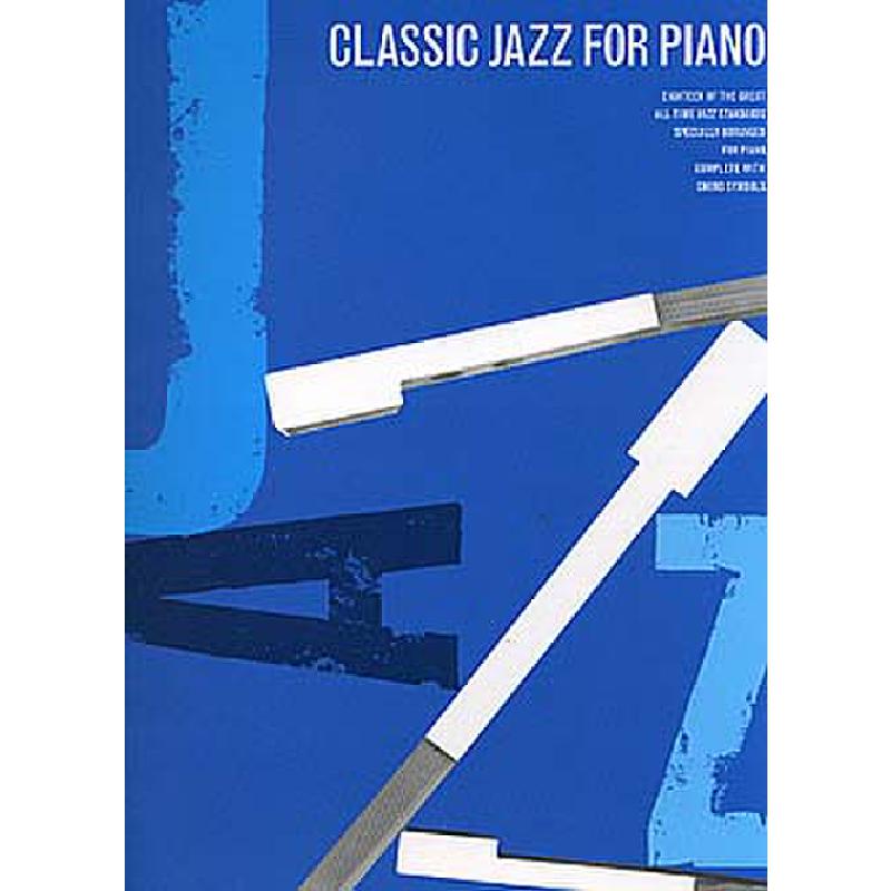 Classic jazz for piano