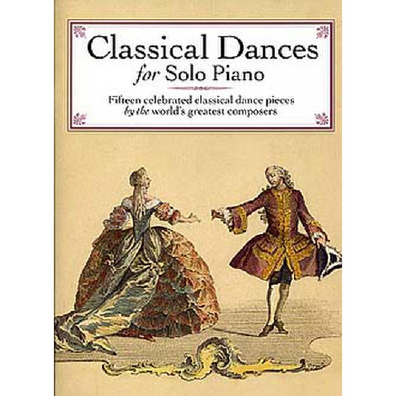 Classical dances for solo piano