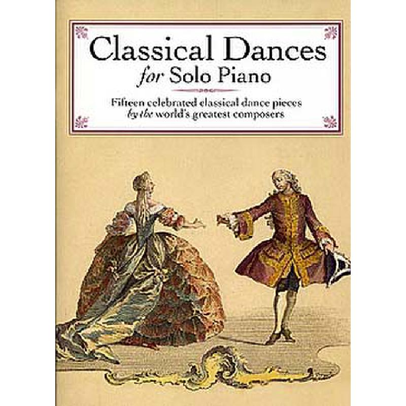 Classical dances for solo piano Classical dances for solo piano