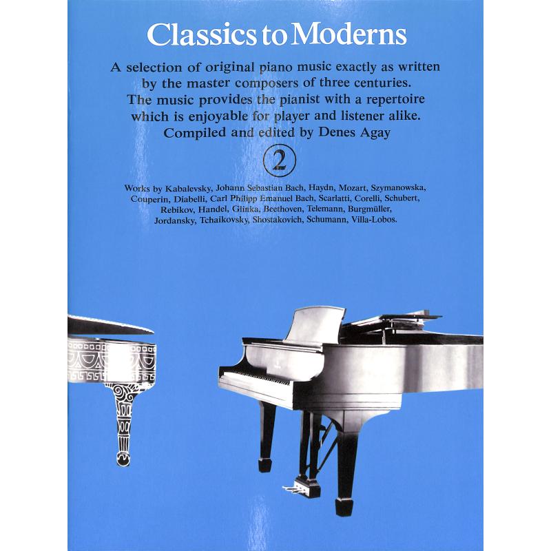 Classics to moderns 2
