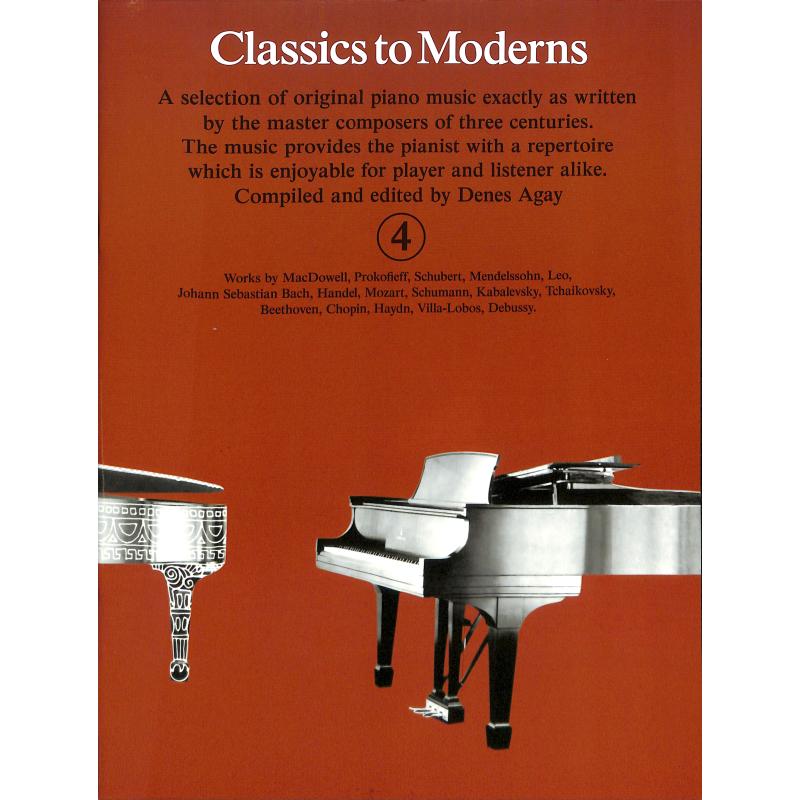 Classics to moderns 4