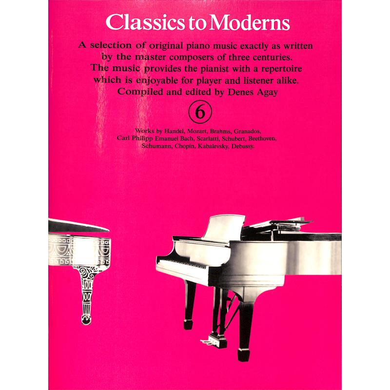 Classics to moderns 6