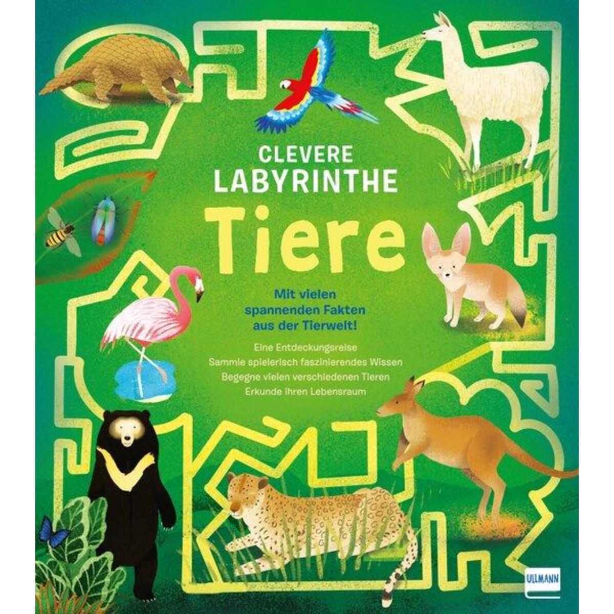 Clevere Labyrinthe - Tiere Clevere Labyrinthe - Tiere von Ullmann Medien GmbH