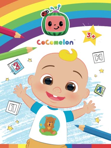 CoComelon libro da colorare: 64 pagine da colorare per bambini dai 3 anni. Prodotto ufficiale su licenza di CoComelon von Komet Verlag