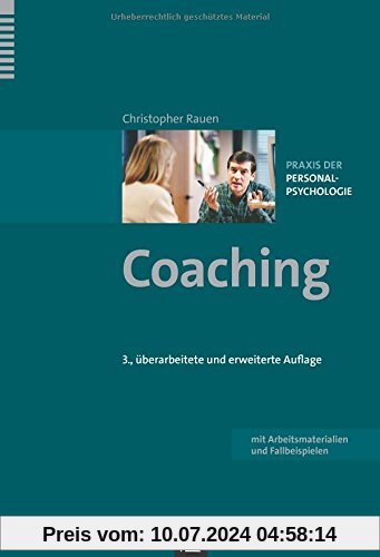 Coaching (Praxis der Personalpsychologie, Band 2)