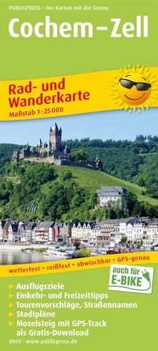 Cochem - Zell: Rad- und Wanderkarte mit Ausflugszielen, Einkehr- & Freizeittipps und Stadtplänen, wetterfest, reissfest, abwischbar, GPS-genau. 1:25000 (Rad- und Wanderkarte: RuWK) von FREYTAG-BERNDT UND ARTARIA