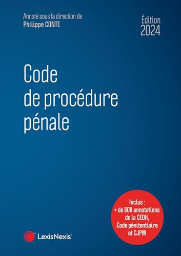 Code de procédure pénale 2024 von LEXISNEXIS