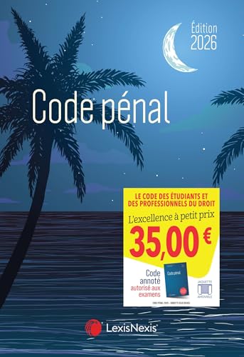 Code pénal 2026 - Jaquette Blue beach von LEXISNEXIS