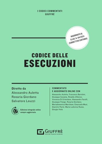 Codice delle esecuzioni (I codici commentati Giuffrè) von Giuffrè