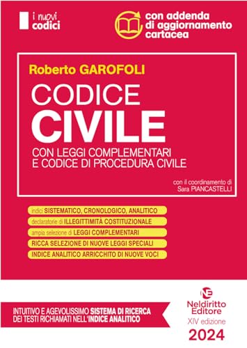 Codice normativo di diritto civile. Concorso in magistratura. Nuova ediz. (2024) (I nuovi codici) von Neldiritto Editore