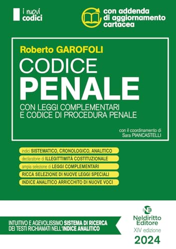 Codice normativo di diritto penale. Concorso in magistratura (2024) (I nuovi codici) von Neldiritto Editore