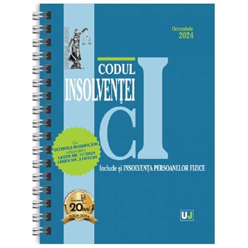 Codul Insolventei. Actualizat Octombrie 2024. Editie Spiralata Codul Insolventei. Actualizat Octombrie 2024. Editie Spiralata von Universul Juridic