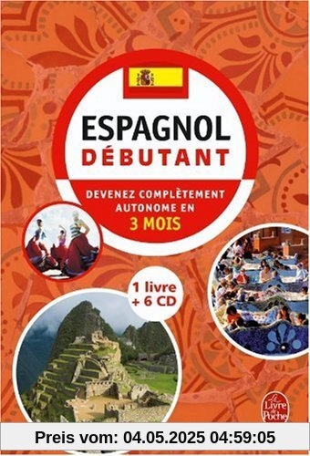 Coffret Espagnol Debutant Livre 6 CD (Ldp Meth.Audio)