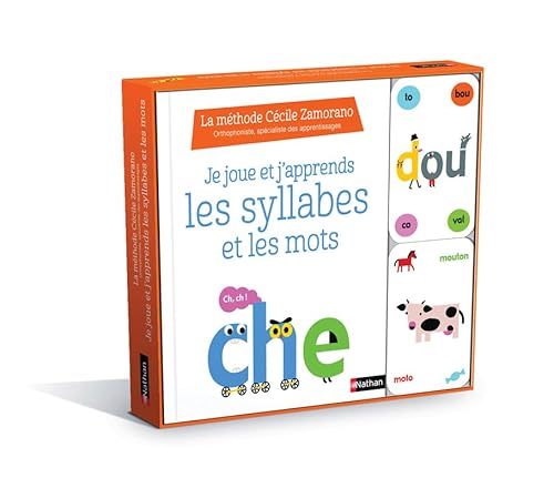 Coffret Je joue et j'apprends les syllabes et les mots - La méthode Cécile Zamorano von NATHAN