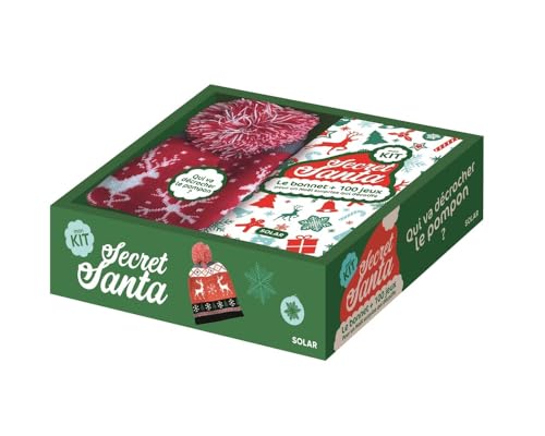 Coffret Mon kit secret Santa: Coffret avec 1 bonnet et 1 livre-jeux von SOLAR